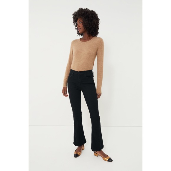 MOTHER Denim - Mother The Weekender Flare Jeans Not Guilty Black Size 29